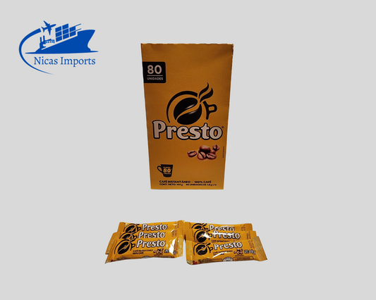 Café Presto 144 grs (Caja de sobrecitos-80 unidades)